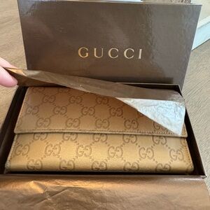 Gucci Gold Wallet